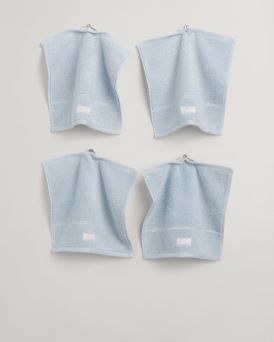Gant - Premium Towel 30x30 4-pack Polar Blue