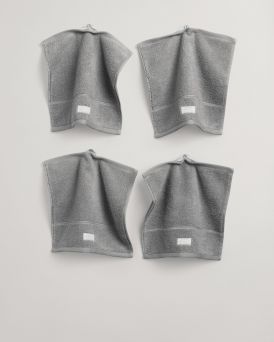 Gant - Premium Towel 30x30 4-pack Concrete Grey