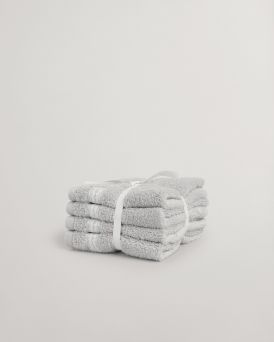Gant - Premium Towel 30x30 4-pack Heather Grey