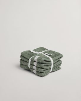 Gant - Premium Towel 30x30 4-pack Agave Green
