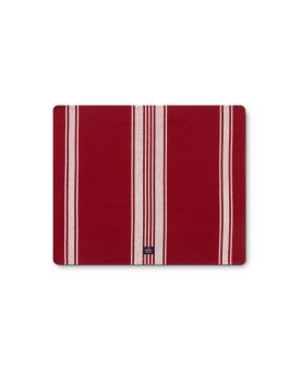 Lexington Organic Cotton Rib Placemat With Stripes Red-white- 40x50 cm