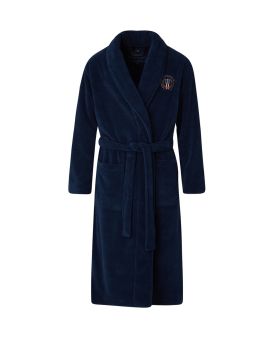 Lexington Lesley Fleece Robe, Dark Blue - Large