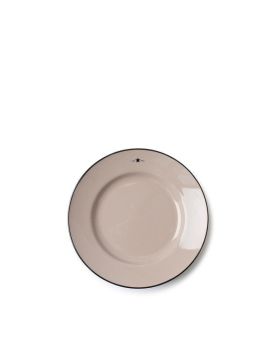  Lexington Stoneware Dessert Plate Beige/Dk Blue