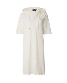 Petra Organic Cotton Terry Dress Strandkjole Offwhite XL
