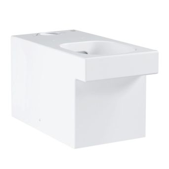 Cube Porselen Gulvstående WC for nært koblet kombinasjoner