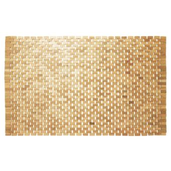 Woodblock - Badematte teak  52x90 cm  lys brun