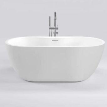 ALFA Frittstående badekar- 165x75x58 cm