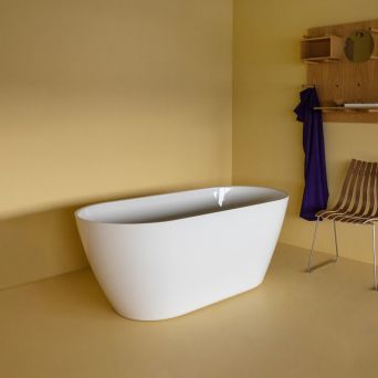 Interform Ask frittstående badekar 152x72 Hvit