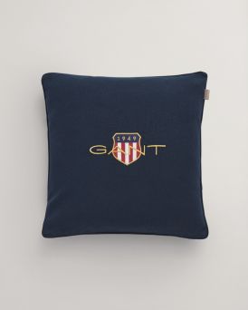 Gant - Archive Shield Cushion Evening Blue 50x50