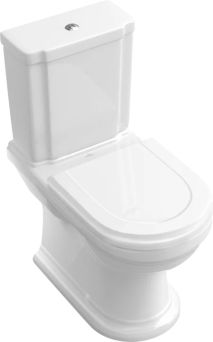 Hommage - Toalett gulvstående, CeramicPlus Hvit Alpin