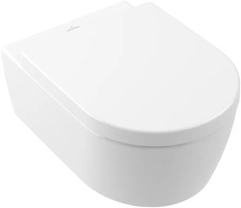 Avento Kombipakke - Toalett og toalettsete veggmontert Hvit Alpin