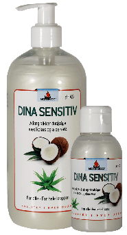 Norenco Dina Sensitiv - Mild Spesialsåpe 100 ml  Anbefales spesielt for spedbarn og allergikere. Den er allergitestet og kan brukes over hele kroppen. 