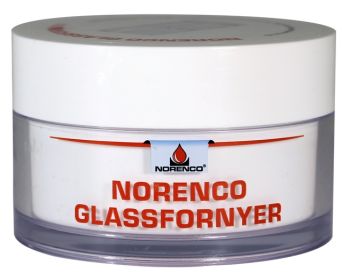 Norenco Glassfornyer - Fornyer glassoverflaten og fjerner gammel kalk - Den kan også brukes på blant annet billykter, peisglass og kan fjerne riper