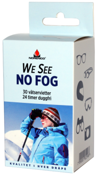 Norenco We See No Fog - Antidugg servietter med langvarig effekt